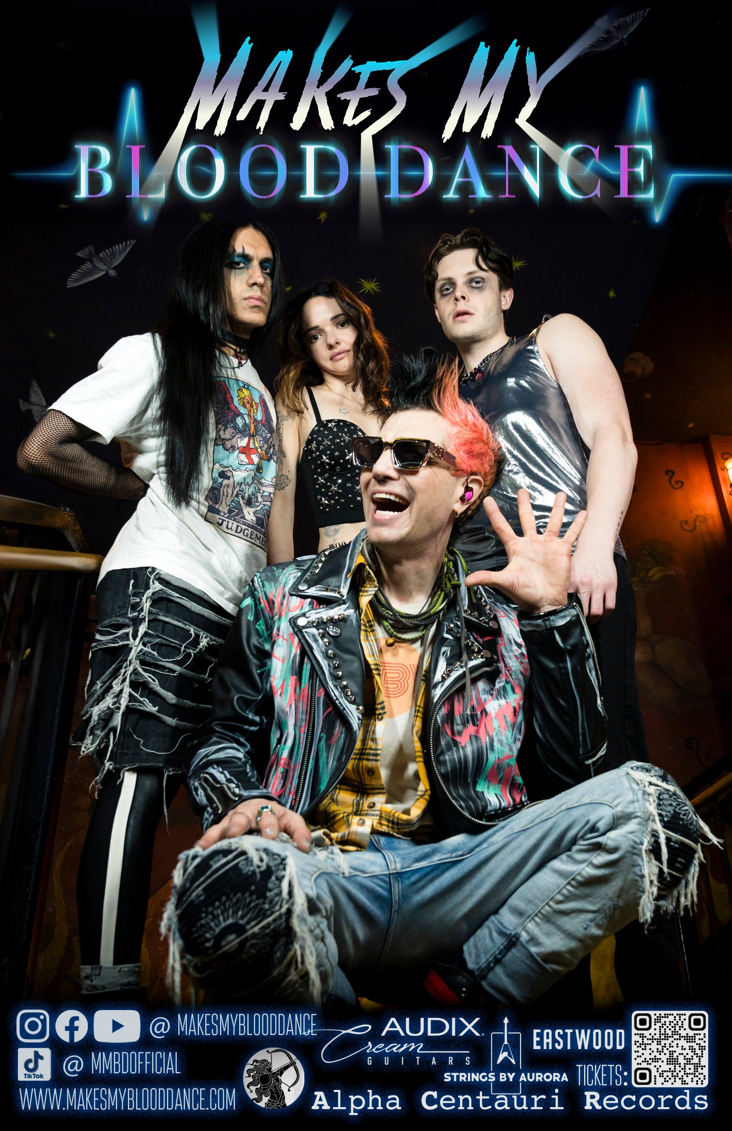 Poster - Makes My Blood Dance Full Band 2025