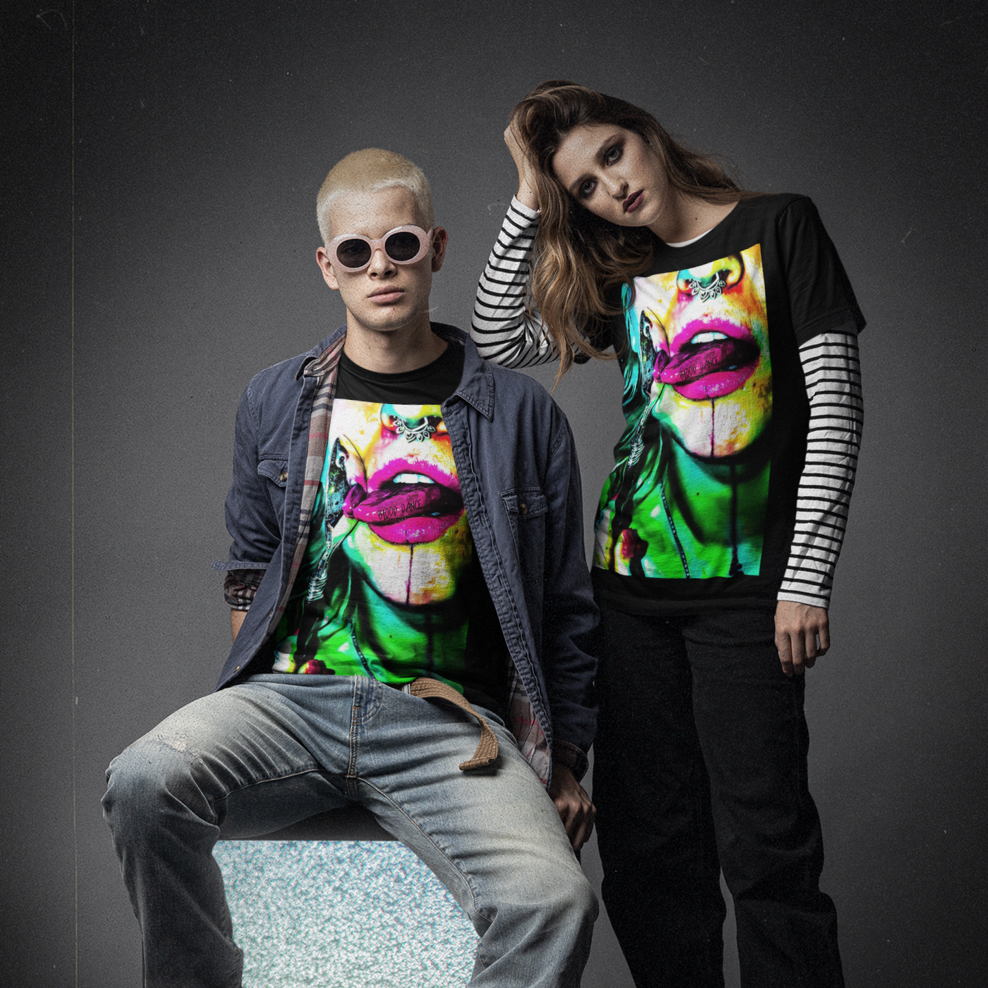 HMA Tongue Black Unisex Tee