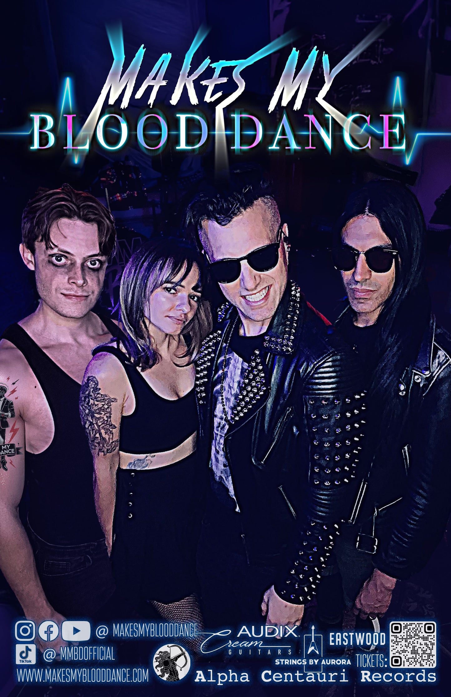 Poster - Makes My Blood Dance Full Band 2024