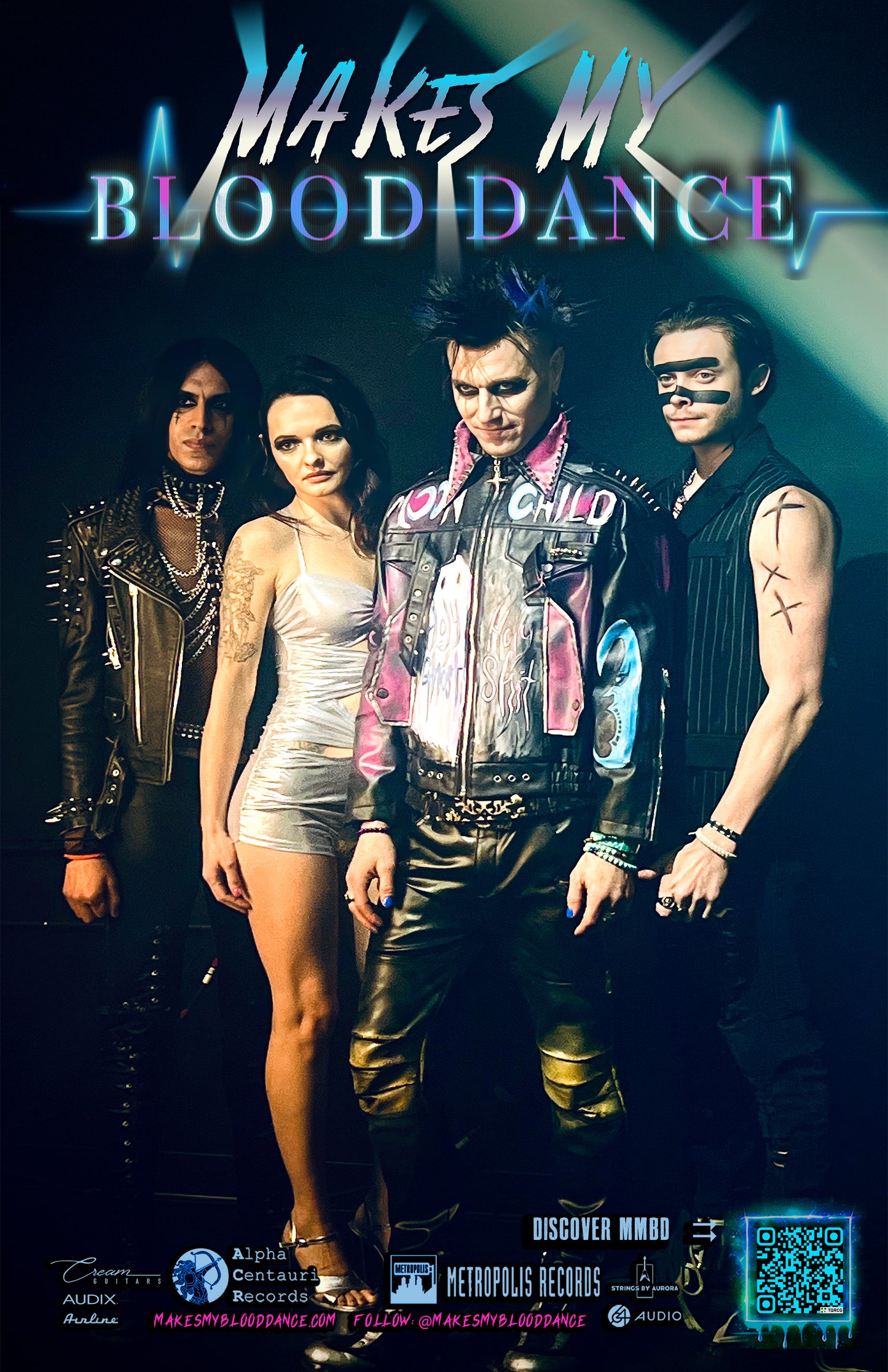 POSTER - Makes My Blood Dance Full Band 2025