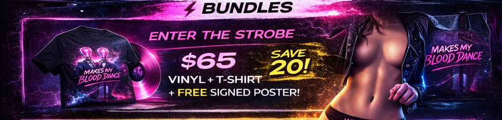 ENTER THE STROBE:  Vinyl + Any Shirt