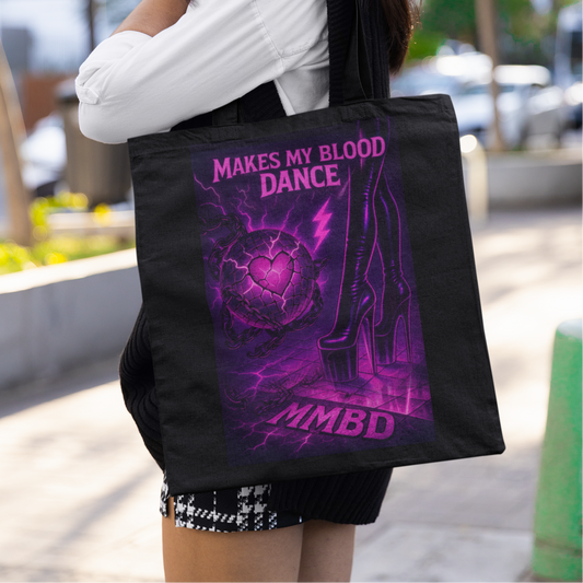 Disco Boots Black Tote Bag